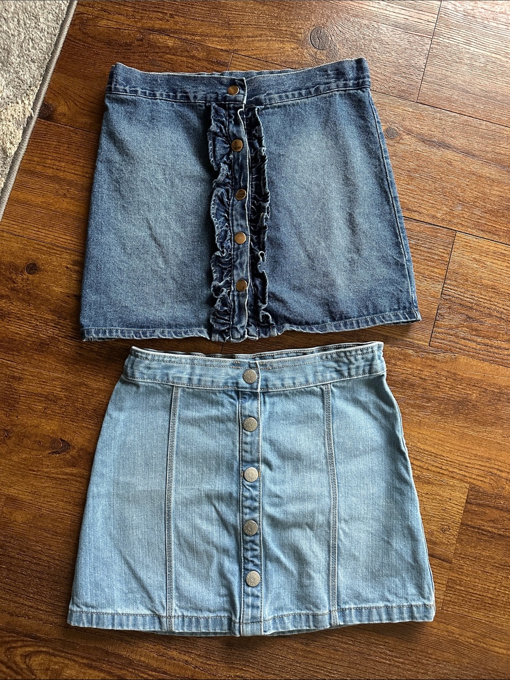 Girls Jean Skirt (2) size 10 and 10/12 Cynthia Rowly and Children’s place